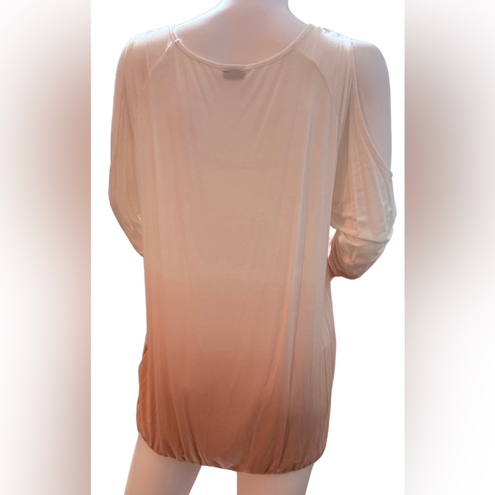 Venus Long Sleeves Cold Shoulder Knit Top - Picture 2 of 15